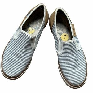 Tommy Bahama ladies Slip-On Striped low top Sneakers shoes size 7
